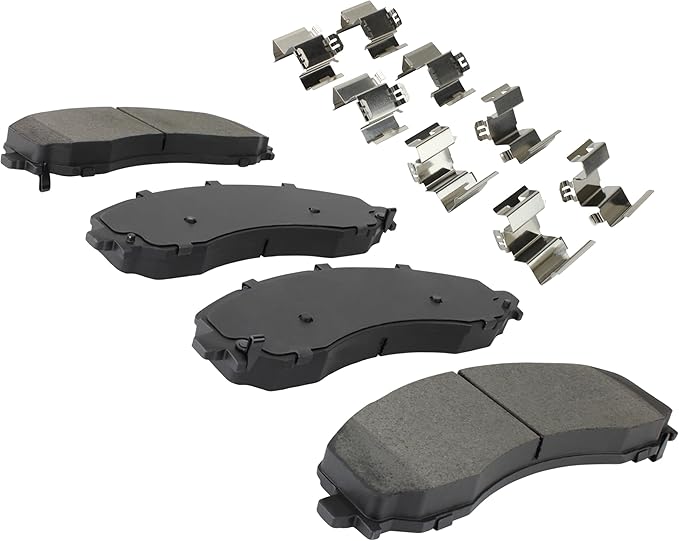 Premium Semi-Metallic Front Brake Pads Compatible - Image 2