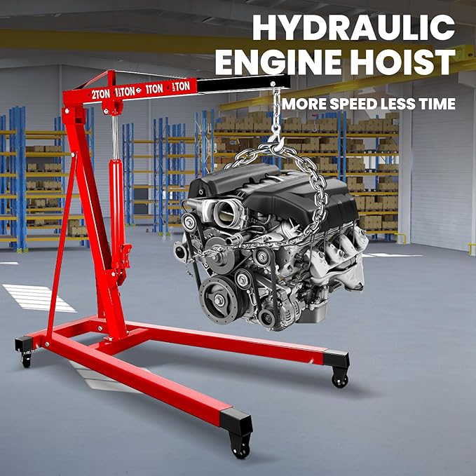 2 Ton Engine Hoist, Carbon Steel Cherry Picker Engine Hoist - Image 5