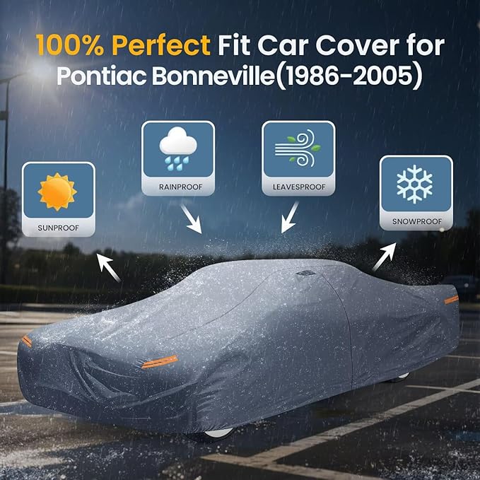 Waterproof Pontiac Bonneville Car Cover - Image 3