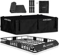 ARKSEN 64 x 50 x 6 Inch Universal Extra Wide 150LB Heavy Duty Roof Rack Cargo by ARKSEN