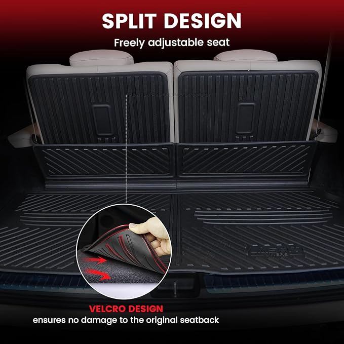 LASFIT Floor Mats Fit for Mercedes Benz GLS 450/580 / 63 AMG 2026 2025 2024 - Image 3