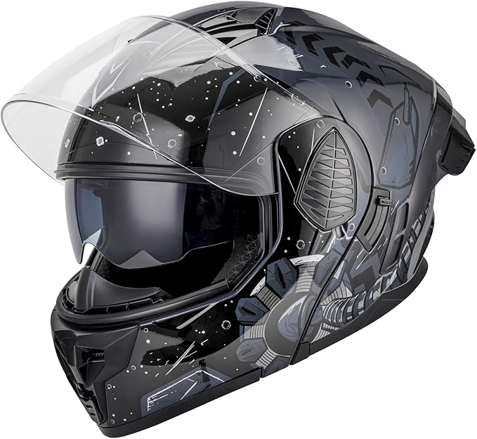 Modular Motorcycle Helmets Full Face Flip up Street Bike Motorcycle Helmet - Image 8