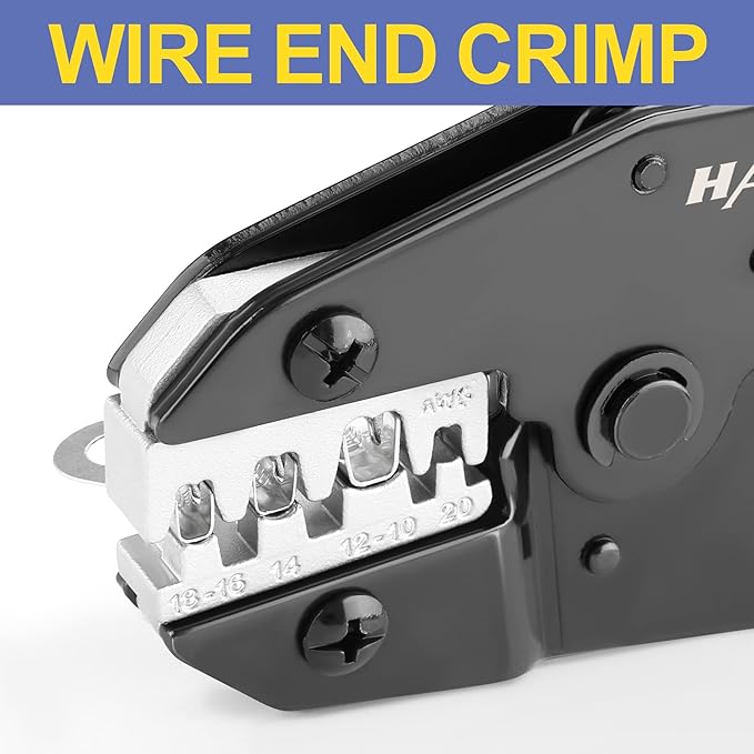 Haisstronica Crimping Tool for Non-Insulated Open Barrel Terminals Receptacles - Image 3