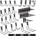 Landhoow 36 Pcs Slatwall Hooks & Hangers 32 Heavy Duty Slat Wall Hanging Hooks by Landhoow