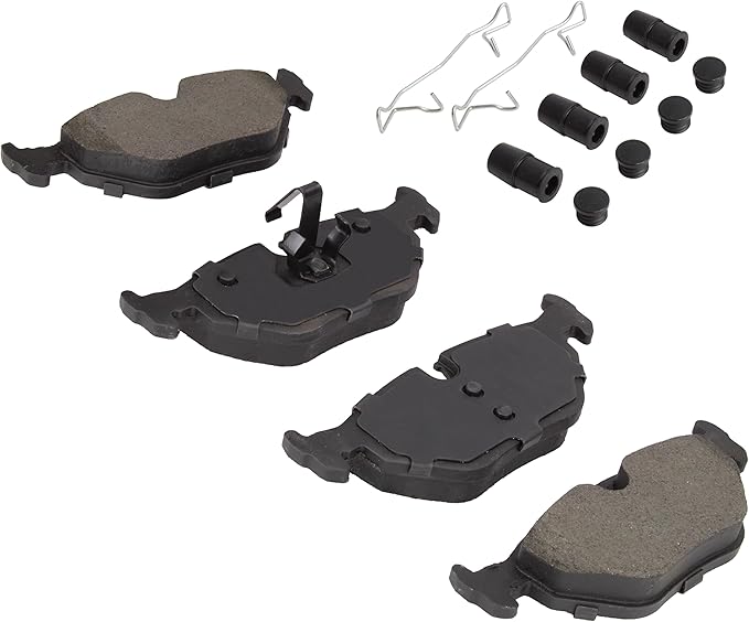 Premium Semi-Metallic Rear Brake Pads Compatible - Image 2