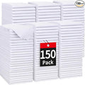 HOMERHYME White Microfiber Cleaning Cloth, 150 Pack Shop Towels All-Purpose by HOMERHYME