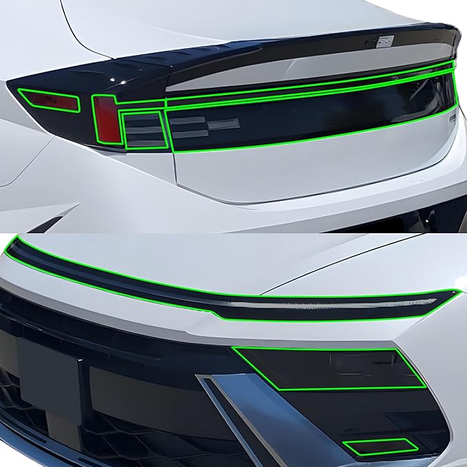 BOGAR TECH DESIGNS Precut for Hyundai Sonata 2024-2025 Full Headlight Taillight by BogarTechDesigns