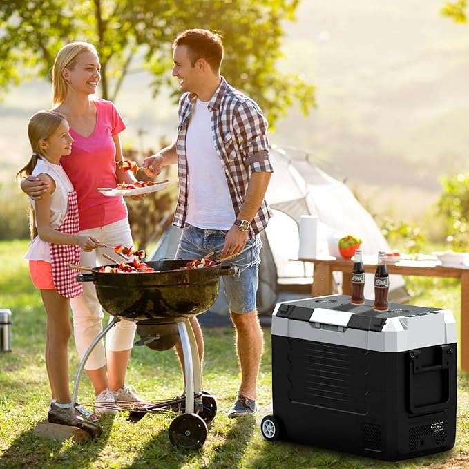 SubSun Electric Cooler, 58QT Car Refrigerator, Portable Freezer 12V/24V DC and - Image 9