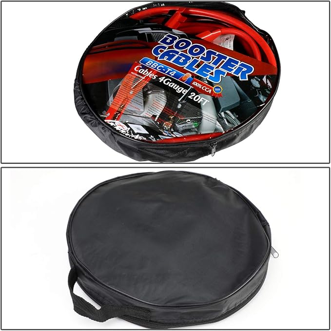 Auto Dynasty Heavy Duty 20 Feet 4 Gauge Booster Cable Power Jumper 500 AMP - Image 5