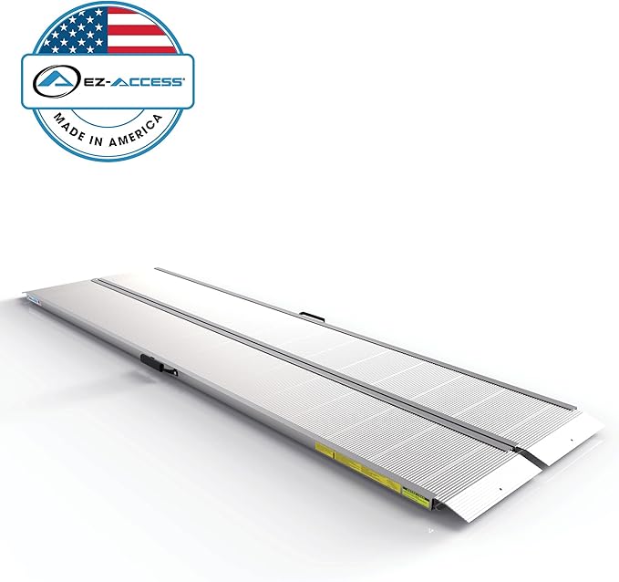 EZ-ACCESS Traverse 8 Foot Durable Aluminum Singlefold Edgeless Curbless - Image 2