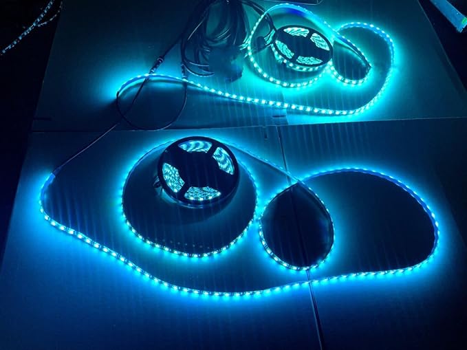 Black Out Full Tinted Smoked Addressale LEDs x4PCS 1FT 30CM 12" RGB Dream Color - Image 4