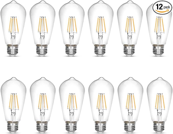 LED Edison Bulb 4W, Antique 40W Vintage Edison Bulb, E26 Light Bulb Non by NOTOC