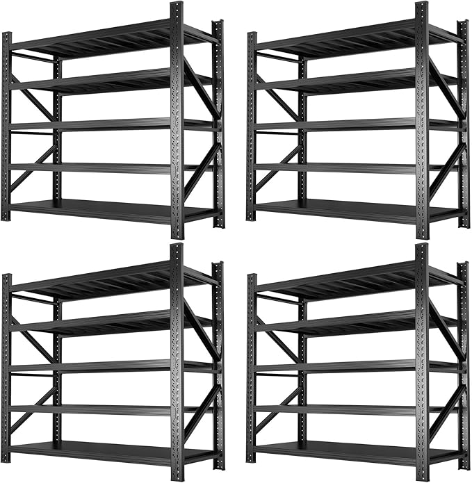 Metal Garage Shelving Heavy Duty, 5-Tier Adjustable Wire Storage Garage Shelves by Koestem