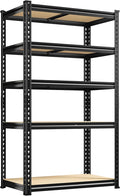 REIBII Storage Shelves 1600LBS Garage Shelving Heavy Duty Metal Shelving 5 Tier by REIBII