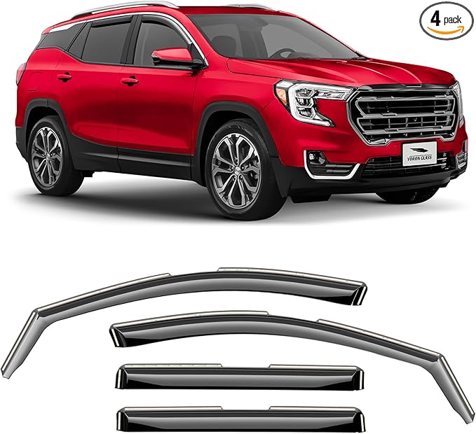 Voron Glass in-Channel Extra Durable Rain Guards by VoronGlass-highqualityautoaccessories