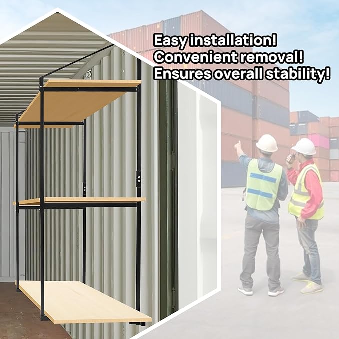 4 Pack Shipping Container Shelving Shelf - Image 7