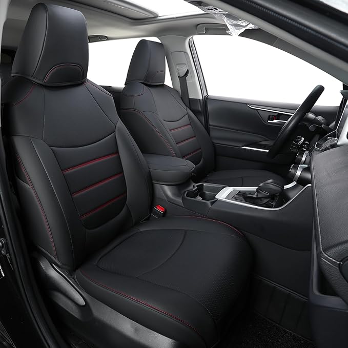 RISINGSTAR Rav4 Hybrid Seat Covers, fit 2019-2025 Toyota Rav4 Hybrid LE by RISINGSTAR