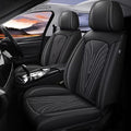 2 Front Car Seat Cover Fit for Toyota Camry 2012-2024 2025 Faux Leather by DISUTOGO
