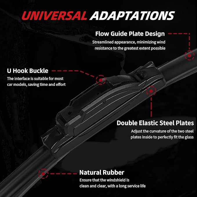 OTUAYAUTO Windshield Wiper Blades - Image 4
