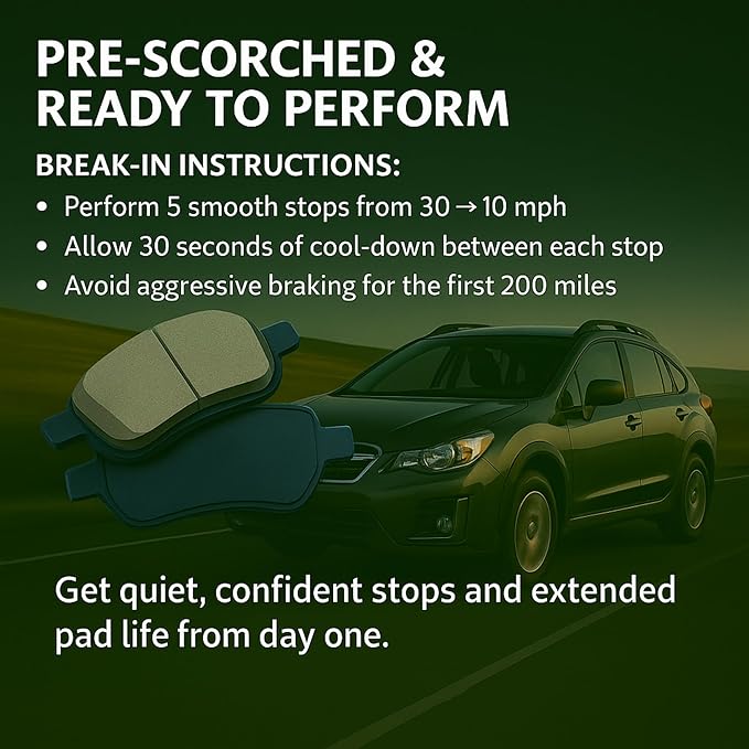 Premium Ceramic Rear Brake Pads Replacement - Image 8