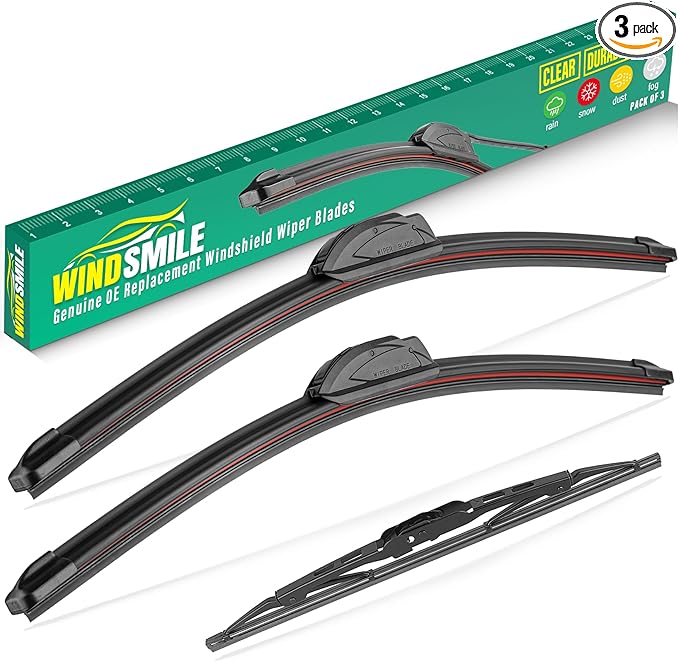 20" 18" 10" Windshield Wiper Blades Replacement by WINDSMILE