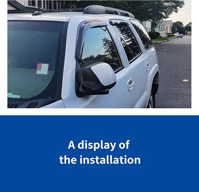 Window Visors Compatible with 2004-2012 Chevy Colorado/GMC Canyon Crew Cab - Image 6