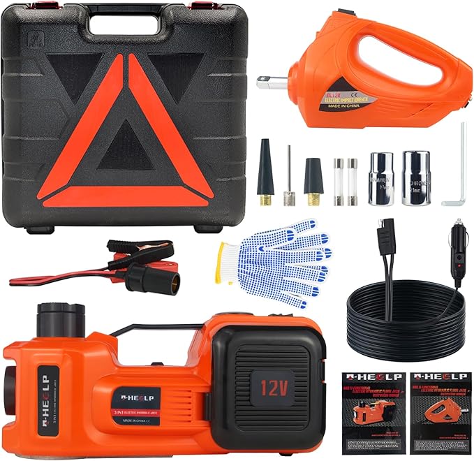 E-HEELP Electric Car Jack Kit 5Ton 12V Hydraulic Car Jack Lift - Image 6