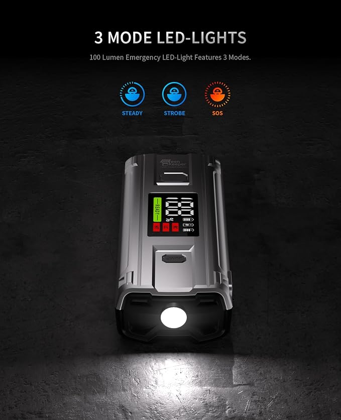Car Jump Starter 3000A Portable: 12V Jump Start Battery Pack - Image 7
