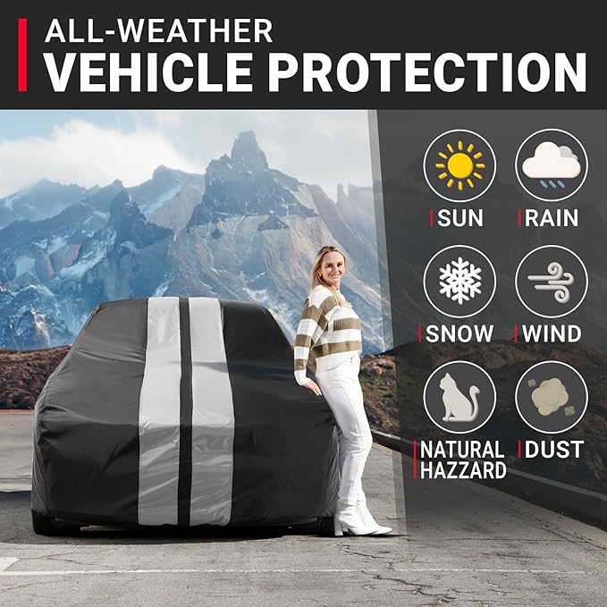 iCarCover Custom Car Cover for Chevy Nomad Wagon Waterproof All Weather Rain - Image 2