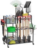 Garden Tool Organizer for Garage, 3 Tier Utility Yard Tool Organizer and by Felnuhee