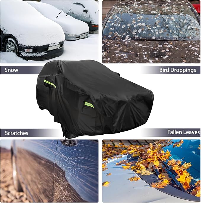 SUV Car Cover Custom Fit for Benz GLC, Waterproof All Weather Full Exterior - Image 4