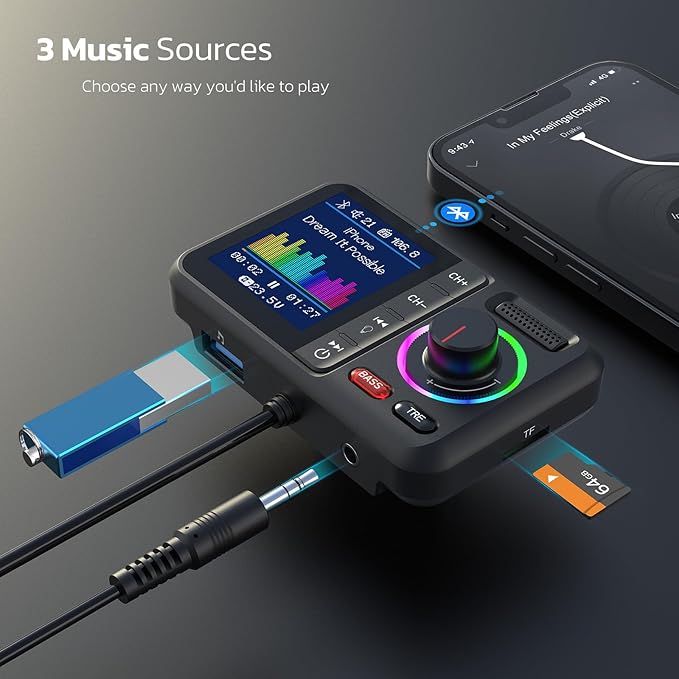 Nulaxy Bluetooth FM Transmitter - Image 7