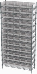 Hudson Exchange 36x14x74, Industrial Wire Shelving Unit by HudsonExchange