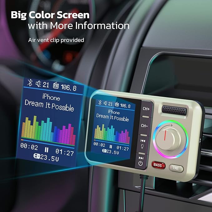 Nulaxy Bluetooth FM Transmitter - Image 2