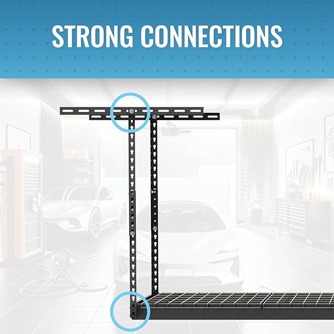 MonsterRax Overhead Garage Storage Rack 2x8, Ceiling Mounted Shelving, - Image 5