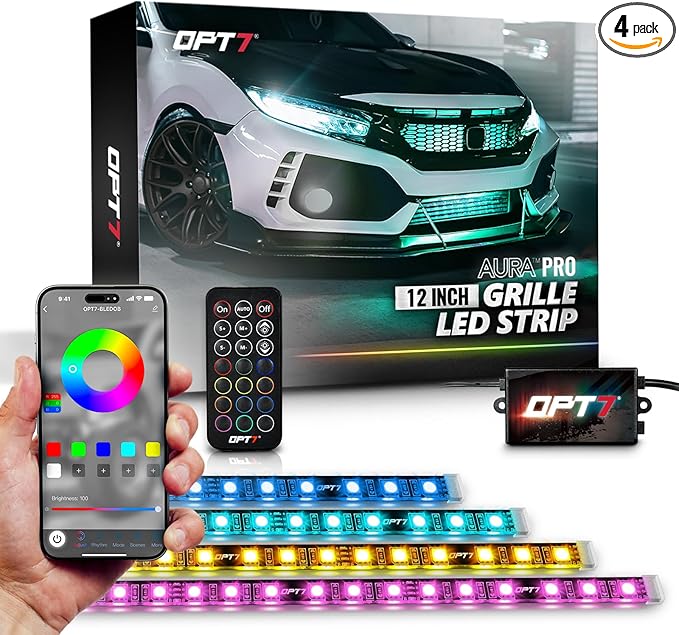 OPT7 Aura Pro RGB LED Grille Lights by OPT7