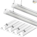 6 Pack LED Shop Light 4FT 60W, 8700LM Linkable Utility Garage Lights 5000K by SZHLUX