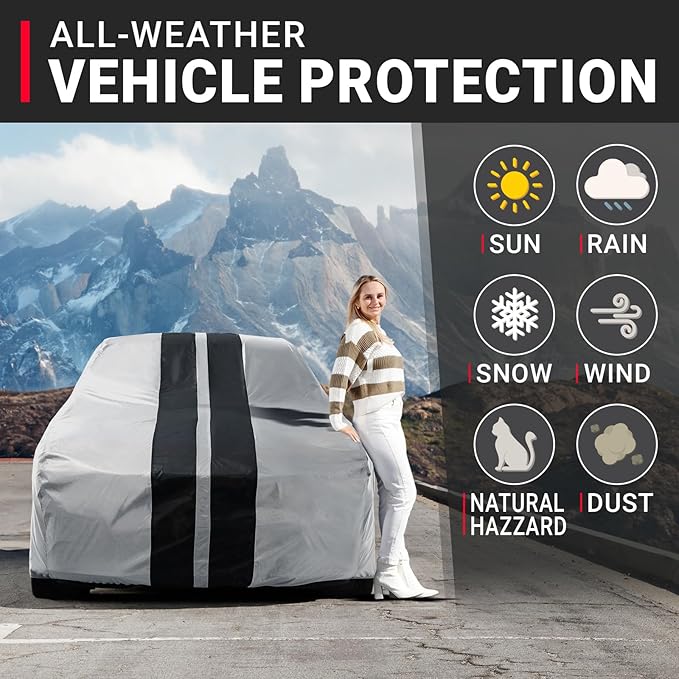 iCarCover Custom Car Cover for Buick Park Avenue Waterproof All-Weather Rain - Image 2