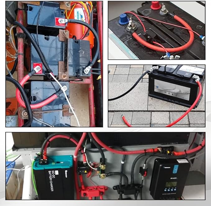 2 AWG Battery Cable 3FT 2 Gauge Pure Copper Battery Inverter Cables - Image 6
