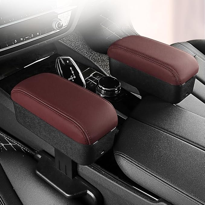 JEYODA Car Armrest Box with Cup Holder Car Central Liftable Armres Storage - Image 8