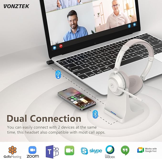 Bluetooth Headset, Wireless Headset - Image 7