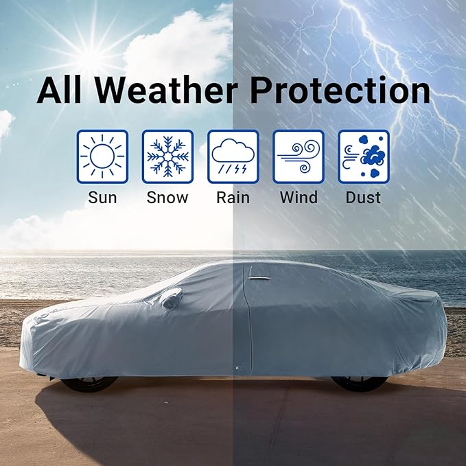 iCarCover Premium Car Cover for 2008-2009 Pontiac G8 Sedan Heavy Duty - Image 9