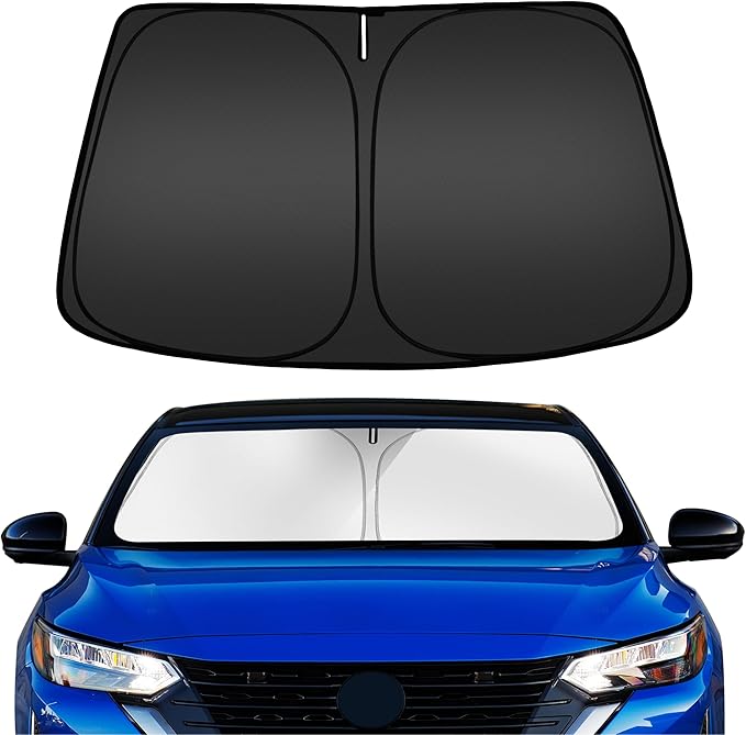 ARISMOTOR Windshield Sun Shade for Ni-ssan Sentra Sedan 2020-2025, Custom Fit by ARISMOTOR
