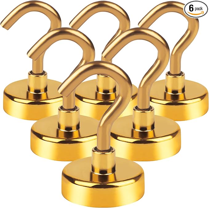 DIYMAG Magnetic Hooks, 30Lbs Strong Heavy Duty Cruise S-Hooks by DIYMAG