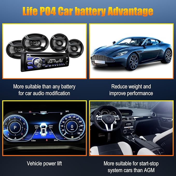 GROUP24 12V 60AH Car Battery High-Performance Lithium Start-Stop Battery - Image 7