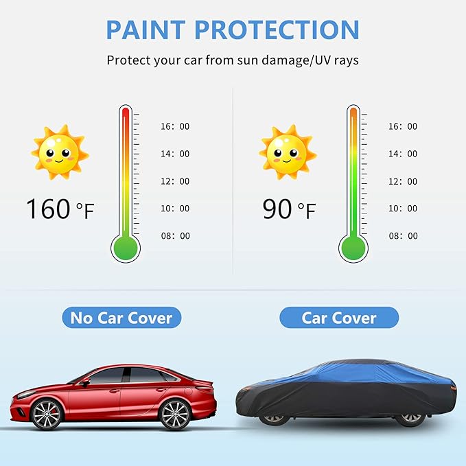 Car Cover Waterproof All Weather, Outdoor Car Cover - Image 7