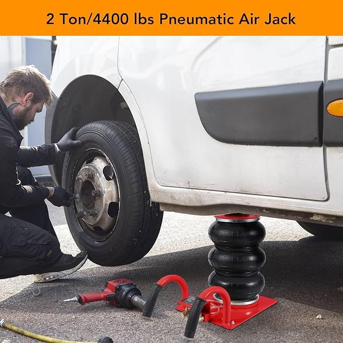Air Jack, Heavy Duty 3 Ton/6600 lbs Air Bag Jack-3-Ply Pneumatic Lift up to - Image 2
