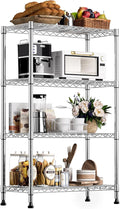 1000 lbs Storage Shelving Steel Heavy Duty 4-Tier Utility Shelving Unit Steel by MEIGAOPLASTICANDMETALHKCOLIMITED