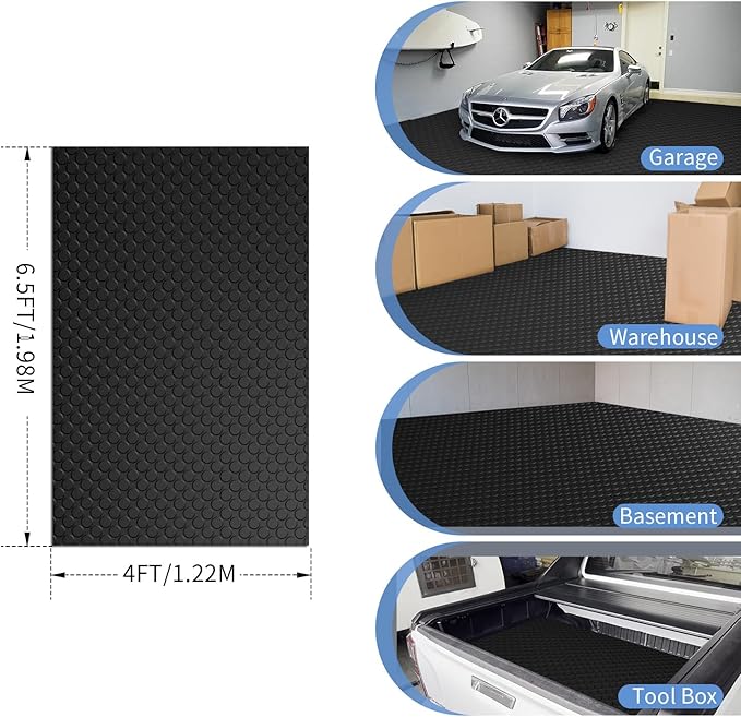 Premium Garage Floor Mat, Commercial Grade Heavy Duty Parking Mat - Image 7