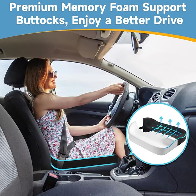 Heightening Truck Seat Cushion for Broader Vision, Car Seat Cushion for Car - Image 6